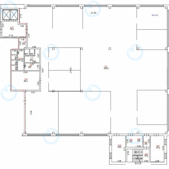 Оренда офісу 894 м.кв 3 поверх Лагода - фото 9