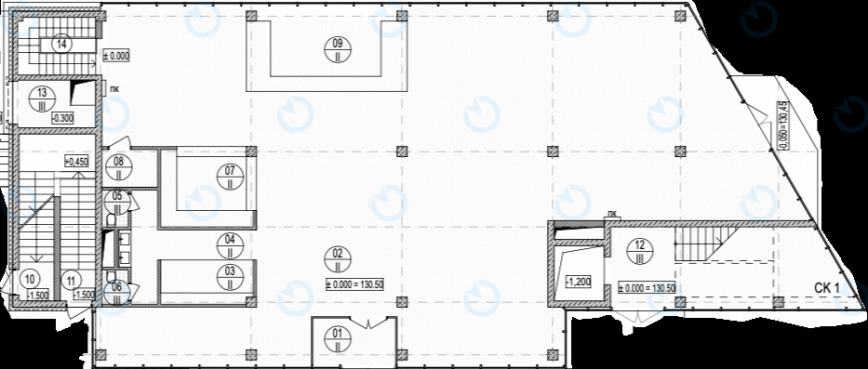 Продаж офісу 1400 м.кв 0-3 поверх Паровоз - фото 2