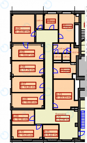 Оренда офісу 316 м.кв 5 поверх Сурікова, 3а - фото 18
