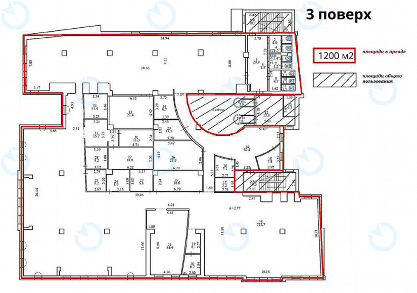 Оренда офісу 1200 м.кв 3 поверх Ігоревський - фото 3