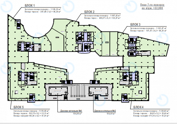 Оренда офісу 2000 м.кв 2-19 поверх Capital Towers - фото 14
