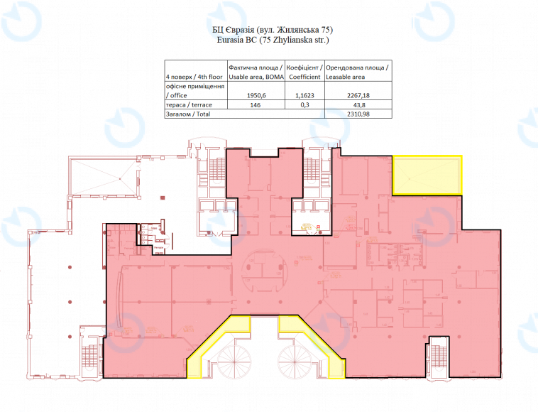 Оренда офісу 2311 м.кв 4 поверх Євразія - фото 15