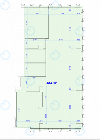 Оренда офісу 271 м.кв 16 поверх Horizon Park-2 - фото 14