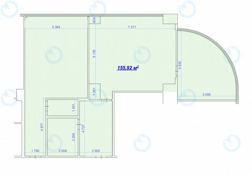 Оренда офісу 179 м.кв 6 поверх Horizon Park-2 - фото 12