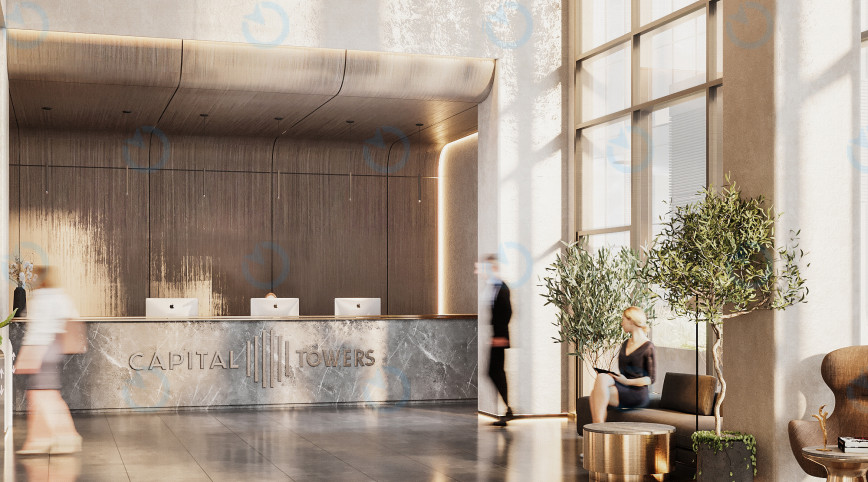 Оренда офісу 1000 м.кв 2-19 поверх Capital Towers