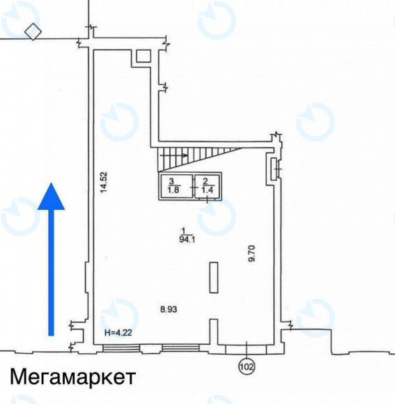 Оренда офісу 409 м.кв 1-2 поверх SAN FRANCISCO - фото 3