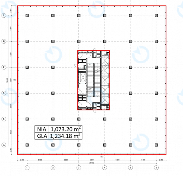 Оренда офісу 1073 м.кв 2-11 поверх ELEVEN