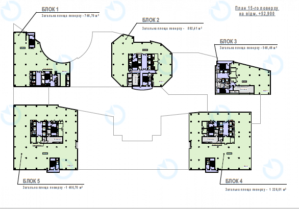 Оренда офісу 2000 м.кв 2-19 поверх Capital Towers - фото 17