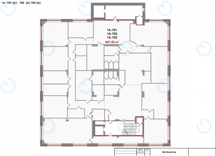 Оренда офісу 847 м.кв 7 поверх Форум Кинетик