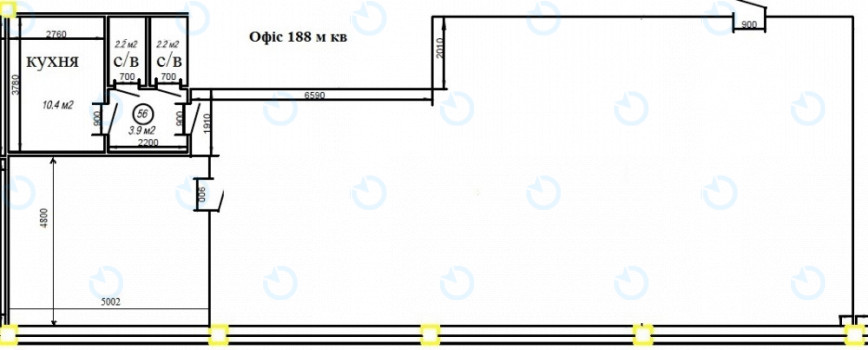 Оренда офісу 190 м.кв 3 поверх Кубик-центр - фото 7