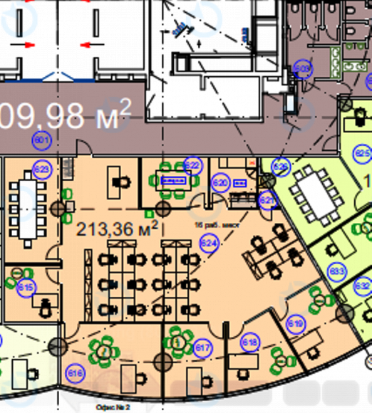 Оренда офісу 213 м.кв 6 поверх IQ Business Center - фото 7