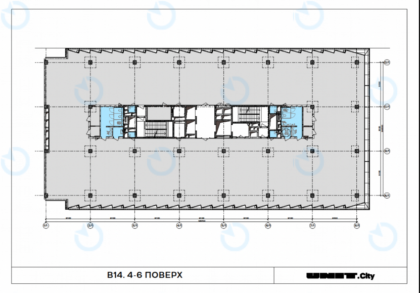Оренда офісу 1470 м.кв 4-6 поверх UNIT.City - фото 2