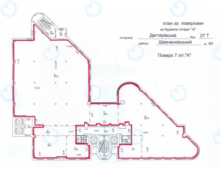 Оренда офісу 960 м.кв 7 поверх Mikom Palace - фото 7
