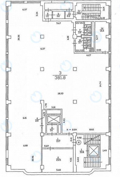 Оренда офісу 537 м.кв 4 поверх Карат - фото 24