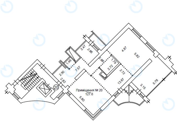 Оренда офісу 136 м.кв 3 поверх Макулан