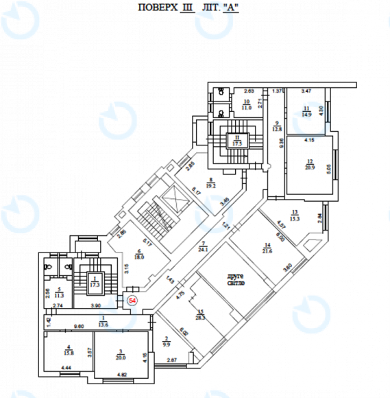 Оренда офісу 292 м.кв 3 поверх Тургенєвська, 52/58 - фото 13