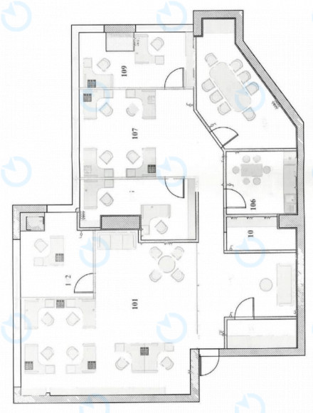 Оренда офісу 181 м.кв 8 поверх Леонардо (II черга) - фото 5