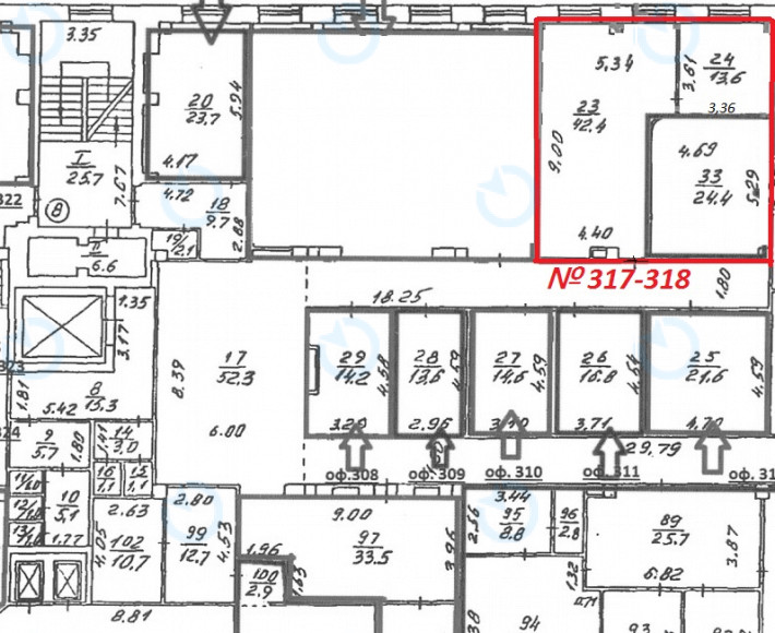 Оренда офісу 80 м.кв 3 поверх Валмі