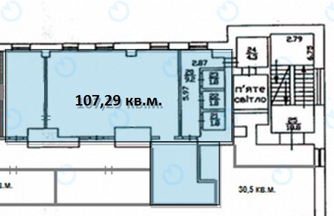 Оренда офісу 107 м.кв 5 поверх FIM Center - фото 9