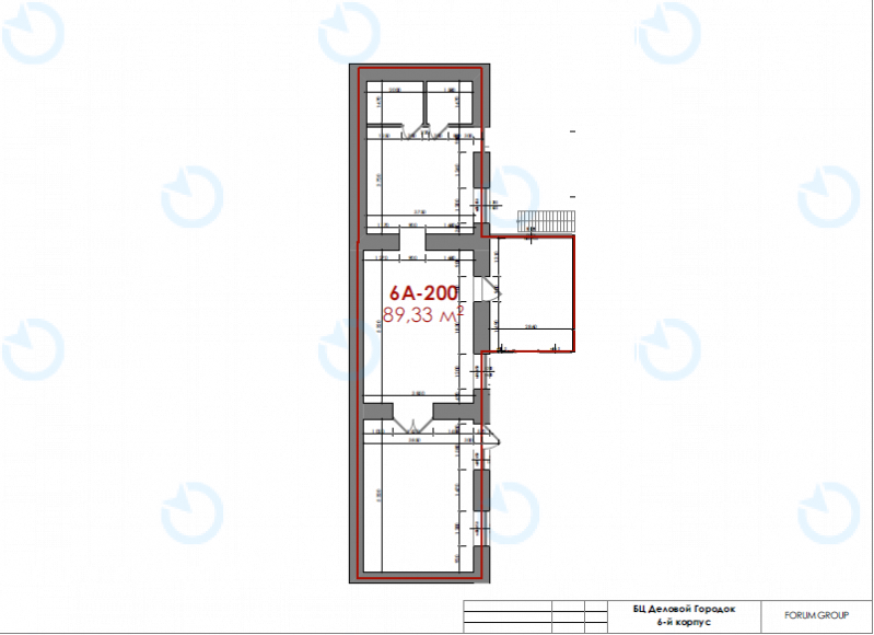 Оренда офісу 89 м.кв 1 поверх Форум Ділове Містечко - фото 4