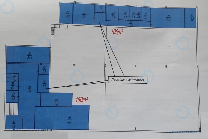 Оренда офісу 1030 м.кв 1 поверх Бандери, 21 - фото 8