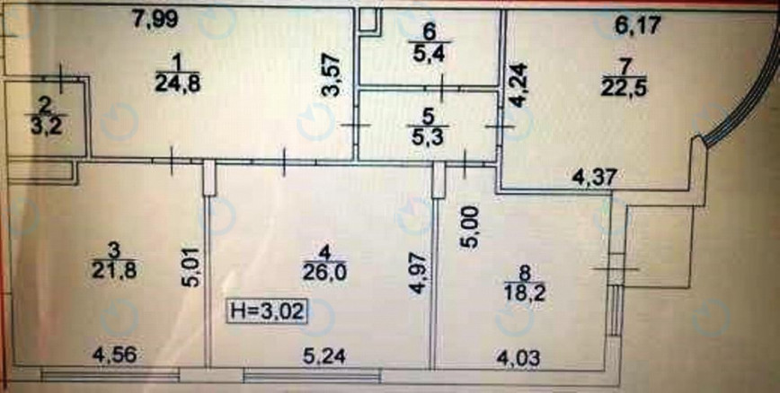 Продаж офісу 129 м.кв 8 поверх Антоновича, 131 - фото 7