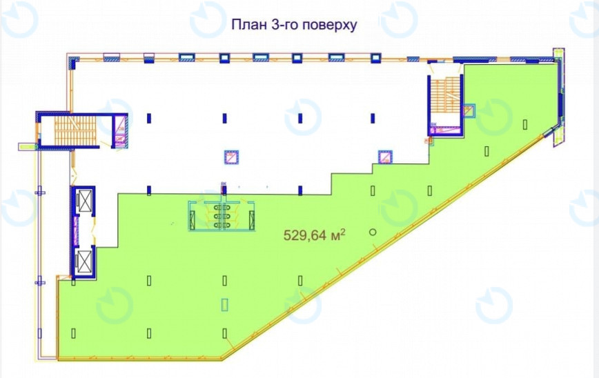 Оренда офісу 529 м.кв 3 поверх Black One