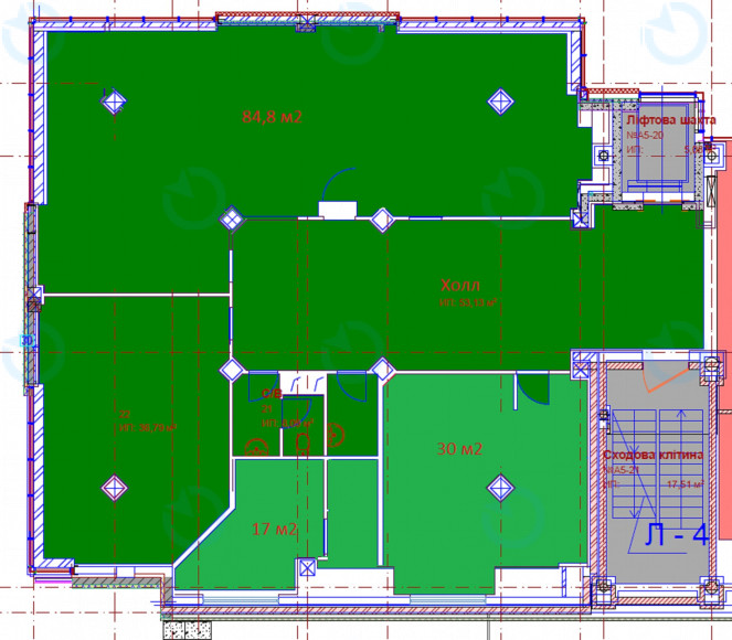 Оренда офісу 262 м.кв 5 поверх Космополіт - фото 8