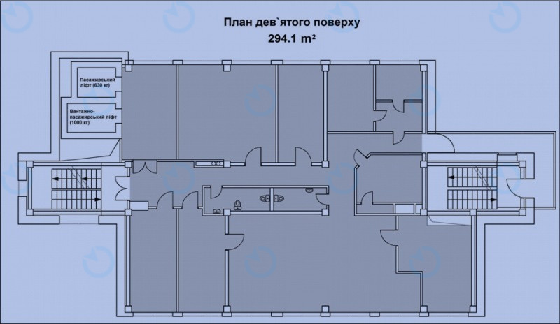 Оренда офісу 294 м.кв 9 поверх М-Міст - фото 10