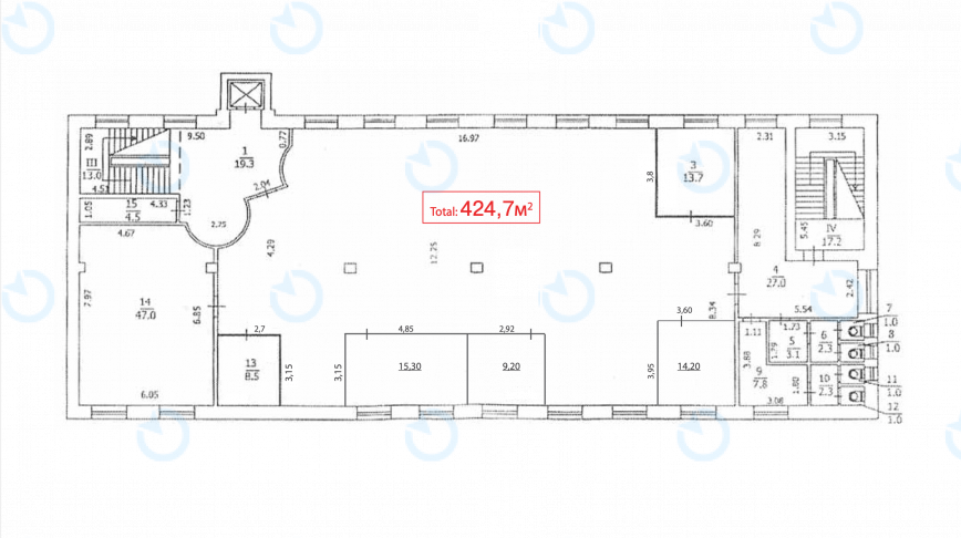 Оренда офісу 424 м.кв 2 поверх Пульс - фото 14