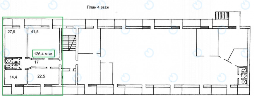 Оренда офісу 126 м.кв 4 поверх Дегтярівська, 25А - фото 6