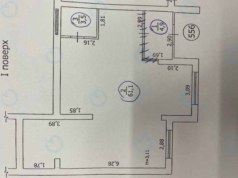 Оренда офісу 69 м.кв 1 поверх ЖК Підвисоцький - фото 16