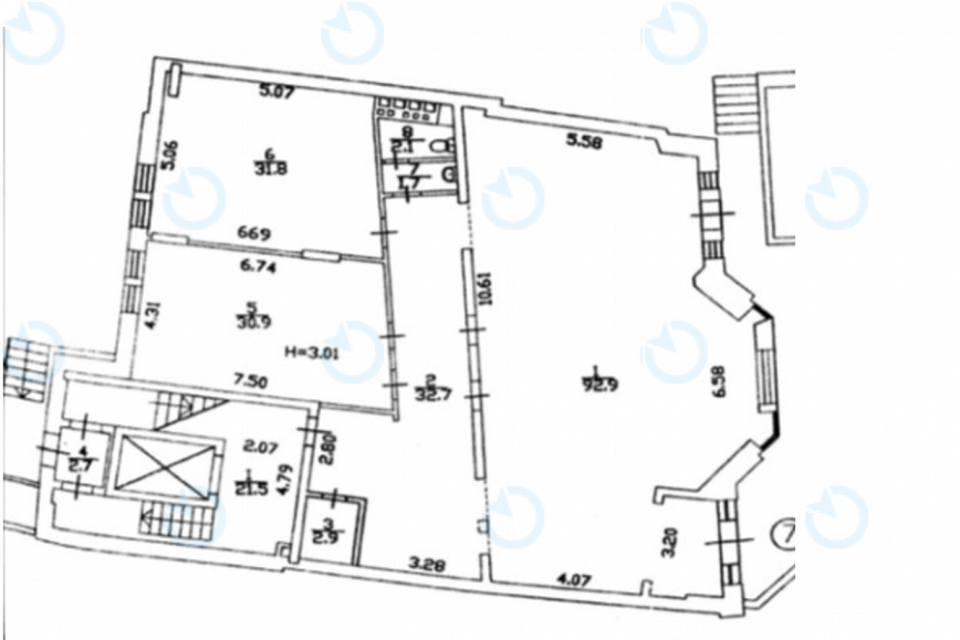Оренда офісу 219 м.кв 1 поверх Rubin (Рубін) - фото 6