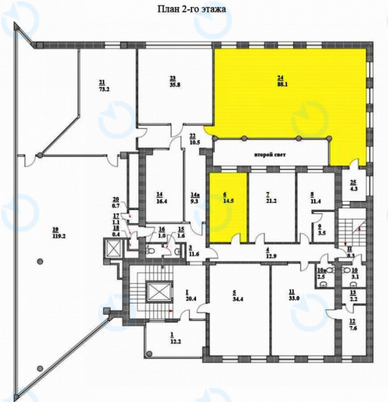Оренда офісу 88 м.кв 2 поверх Володимирська, 77-А - фото 6