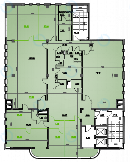 Оренда офісу 402 м.кв 6 поверх Дегтярівська, 33В - фото 2