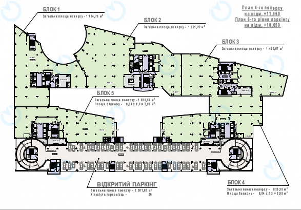 Оренда офісу 1000 м.кв 2-19 поверх Capital Towers - фото 15
