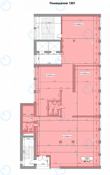 Оренда офісу 488 м.кв 5 поверх INFINITY (ІНФІНІТІ) - фото 14