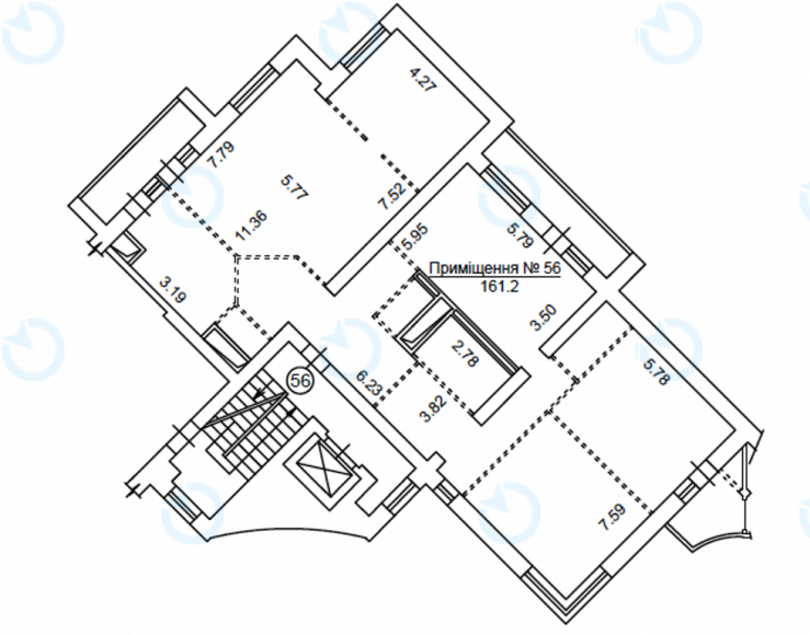 Оренда офісу 170 м.кв 5 поверх Макулан