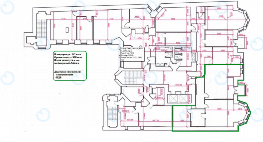 Оренда офісу 167 м.кв 4 поверх Європа на Музейному - фото 7