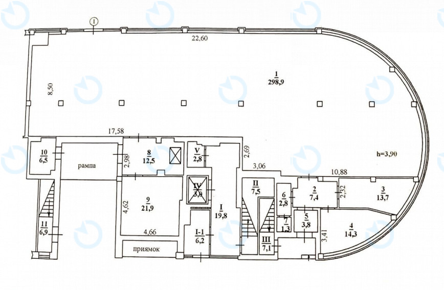 Продаж офісу 540 м.кв 0-1 поверх Коновальця, 44Б - фото 3