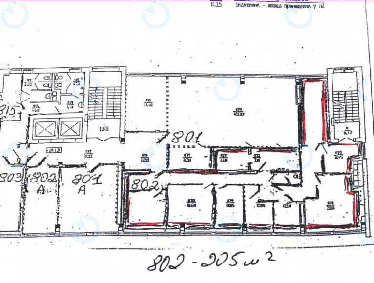 Оренда офісу 205 м.кв 8 поверх Мечникова, 3 - фото 15