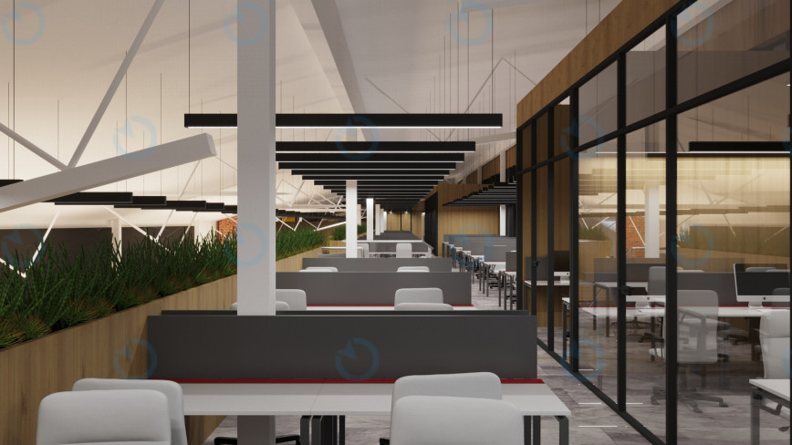 Оренда офісу 1200 м.кв 1 поверх Lofti Panorama - фото 8