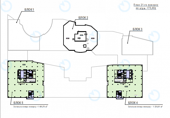 Оренда офісу 2000 м.кв 2-19 поверх Capital Towers - фото 19