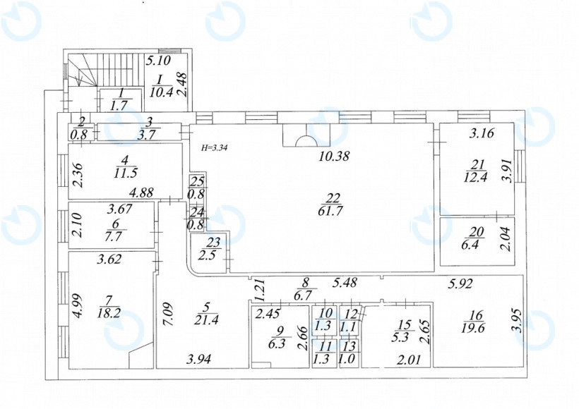 Оренда офісу 200 м.кв 4 поверх Межигірський - фото 10