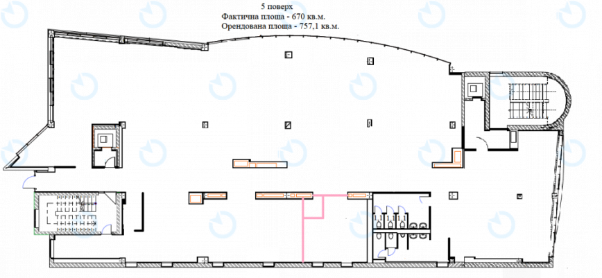 Оренда офісу 670 м.кв 5 поверх Платінум Плаза (Platinum Plaza) - фото 12