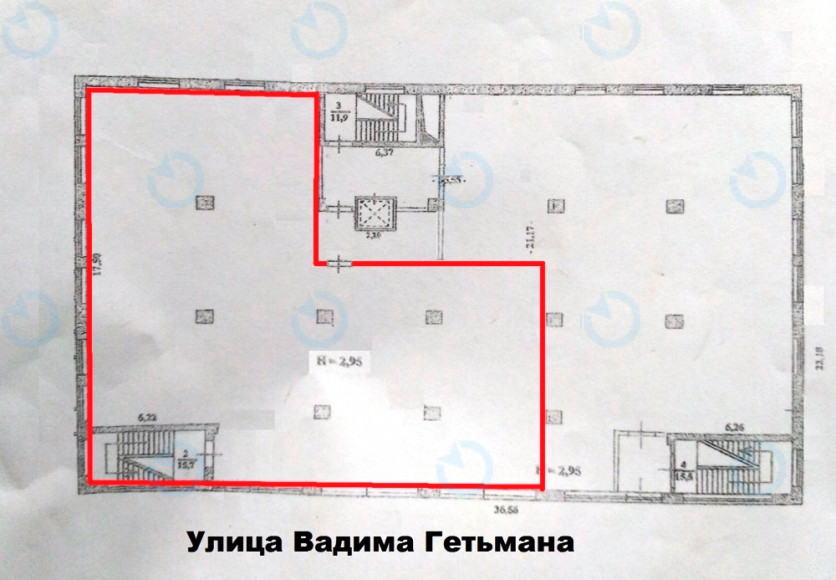 Оренда офісу 307 м.кв 2 поверх Вадима Гетьмана, 10 - фото 6