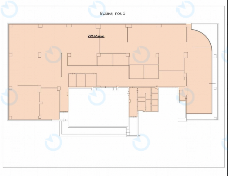 Оренда офісу 919 м.кв 5 поверх Horizon Park-2 - фото 15