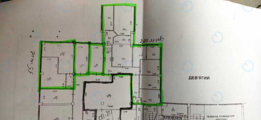 Оренда офісу 200 м.кв 9 поверх Солом'янська площа, 2 - фото 17