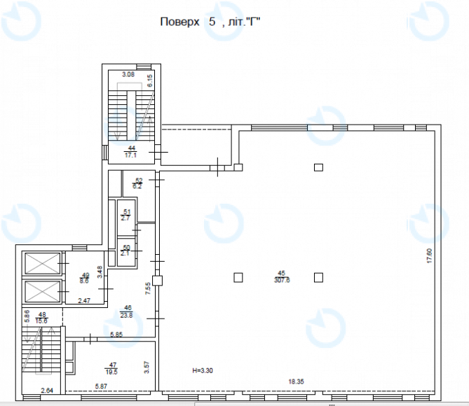 Оренда офісу 370 м.кв 5 поверх Графіт (GRAPHITE) - фото 6