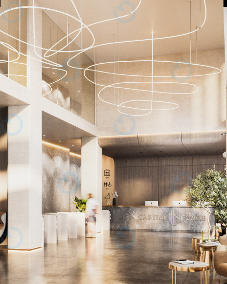 Оренда офісу 1000 м.кв 2-19 поверх Capital Towers - фото 6